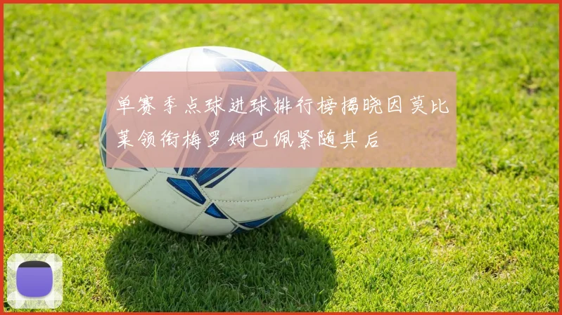 单赛季点球进球排行榜揭晓因莫比莱领衔梅罗姆巴佩紧随其后